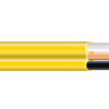 Fil électrique NMD90 2 conducteurs #12 jaune Loomex, câble résidentiel 150 m pour circuits électriques intérieurs.
