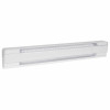 Plinthe électrique BRAVA blanche 750W 240V 37 5/8 pouces pour chauffage résidentiel.