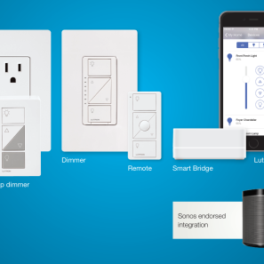 Alternative view of Ensemble Caséta avec gradateur et télécommande Pico - Blanc