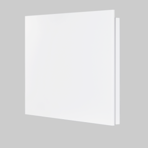 Convecteur Mirage de Stelpro, blanc, design mural moderne pour usage résidentiel ou commercial.