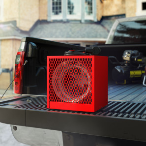 Alternative view of Chaufferette de construction SCH 4800 W Rouge