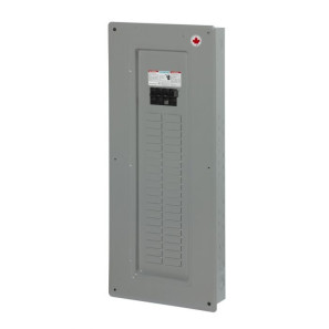 Panneau électrique Siemens 200A 40/80 circuits avec disjoncteur principal pour distribution électrique résidentielle 120/240 V.