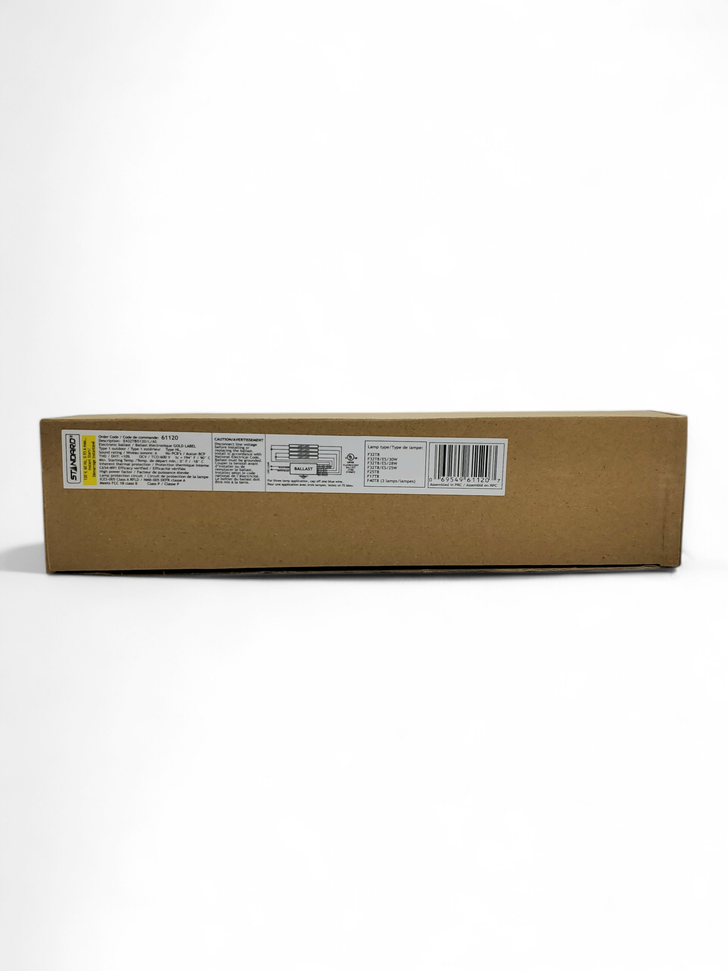 Ballast électronique T8 3-4 lampes 4x32W 120V – Image 2