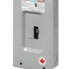 Panneau Siemens EQS2125 125A 120/240V à 2 circuits avec coffret en acier NEMA 1 pour entrée de service.