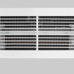 Convecteur encastré au plancher FFI STELPRO avec grille en aluminium robuste