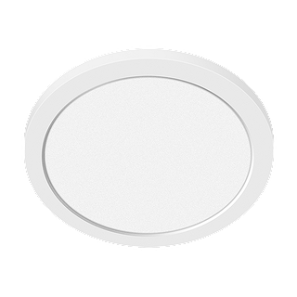 Luminaire DEL RIGID 11 po blanc montage affleurant avec température de couleur sélectionnable.