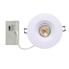 Encastré LED dirigeable 4 po 8W 5CCT dimmable blanc pour plafond résidentiel ou commercial