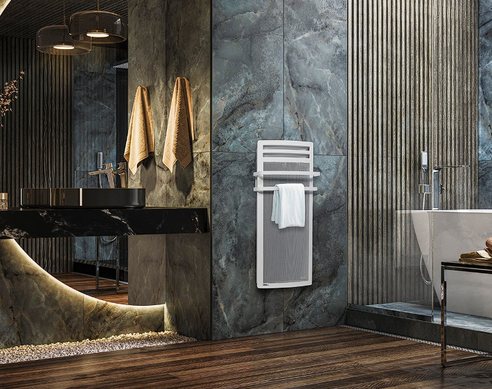 Chauffe-serviettes Convectair Opera B 1500/1125W 240/208V blanc – Image 2