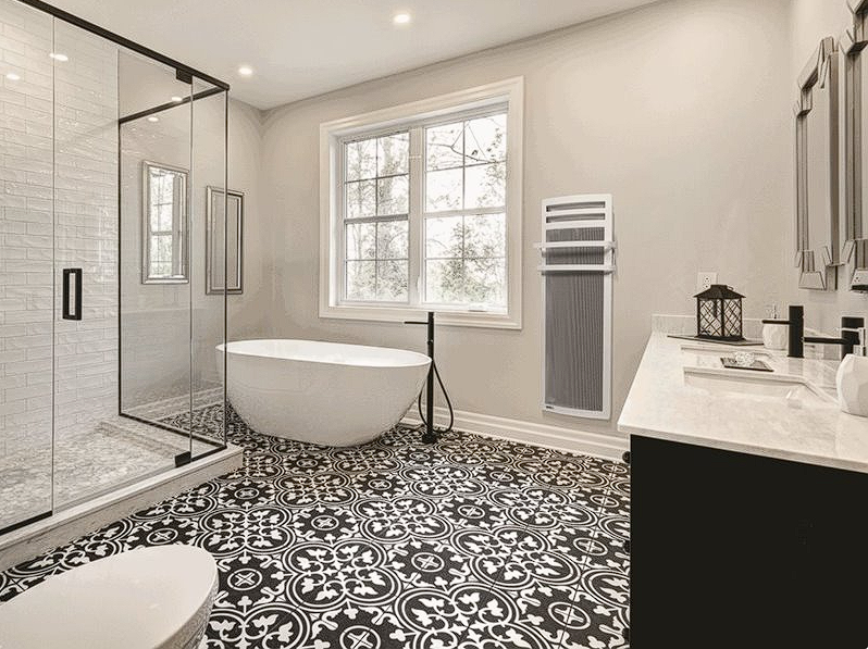 Chauffe-serviettes Convectair Opera B 1500/1125W 240/208V blanc – Image 3