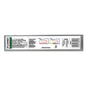 Ballast électronique 347V pour 1 ou 2 lampes T5 54W avec démarrage programmé pour luminaires fluorescents commerciaux.