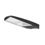 Luminaire DEL SSL-AL3 300W noir, Type III, pour éclairage de stationnement et grande surface extérieure.