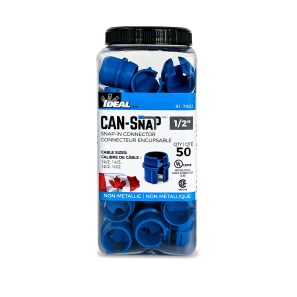 CONNECECTEUR BLEU  IDEAL 1/2'' BT:250