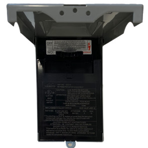 Sectionneur pullout 60A 240V NEMA 3R non fusible pour climatiseur extérieur.