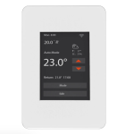 Thermostat intelligent WiStat programmable tactile compatible Wi-Fi 2.4G/5G et assistants vocaux.
