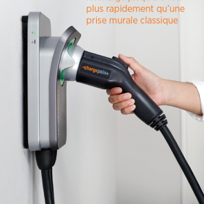 Alternative view of Borne de recharge ChargePoint Home Flex Hardwire 48A 7m câble