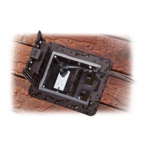 Alternative view of Prise extérieure encastrée patio DDFT 15A bronze – DOCK320Z