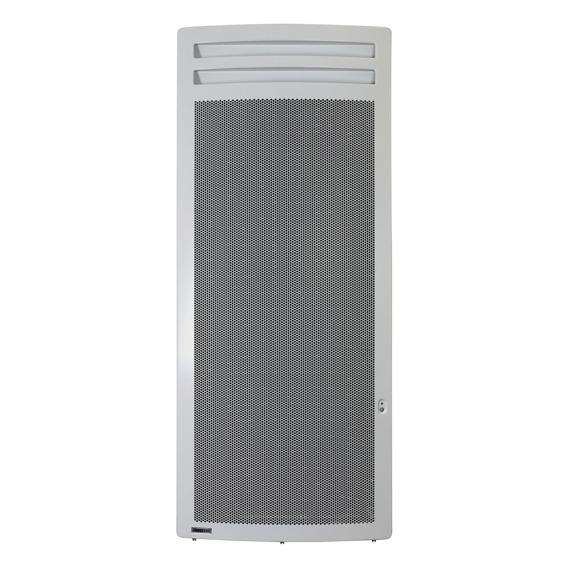 Chauffage radiant Convectair Opera 46 blanc satiné, format vertical mural pour espaces restreints.