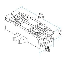 LT0222-23901 CONNECTOR WAGE NEW GEN