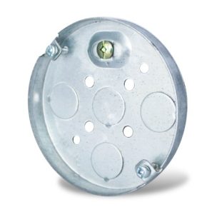 Boîte électrique octogonale 4 pouces x 1/2 pouce type saucer pour luminaire.
