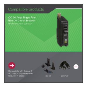 Alternative view of DISJ. 30A 1P SD BOLT ON