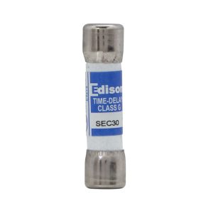 Fusible Eaton Edison SEC30 de 30 A, classe G, non indicateur, pour protection de luminaires fluorescents