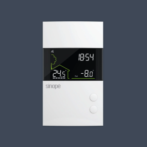 Thermostat intelligent Wi-Fi TH1400WF 24 Vca pour chauffage basse tension, montage mural.