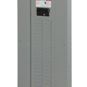 Panneau électrique Siemens 200A 60/120 circuits avec disjoncteur principal pour distribution électrique résidentielle 120/240 V.