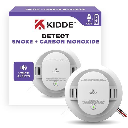 Détecteur de fumée et monoxyde de carbone 120V avec batterie de secours AA Kidde – Image 3