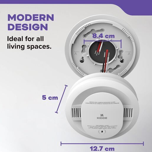 Détecteur de fumée et monoxyde de carbone 120V avec batterie de secours AA Kidde – Image 5