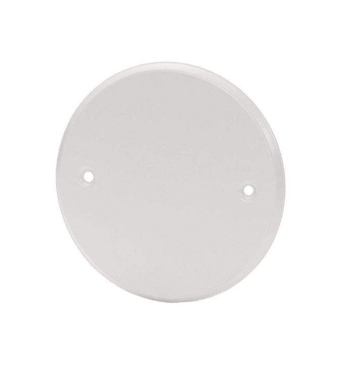 Couvert blanc rond 5 po