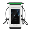 Borne de recharge 240 kW Niveau 3 TuroGize avec double connecteur CCS1 pour recharge rapide commerciale.