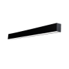 Luminaire suspendu DEL ZNTH60 8 pi direct/indirect noir