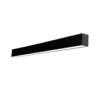Luminaire suspendu DEL ZNTH60 8 pi direct/indirect noir