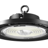Luminaire LED Highbay rond SSL-CHB3 noir 240W, éclairage industriel DLC Premium pour entrepôts et usines.