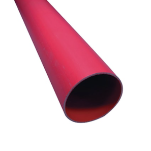 Conduit rouge 4 po POWERLOC DB2/ES2, longueur 6 m, pour canalisations souterraines électriques conformes HQ.