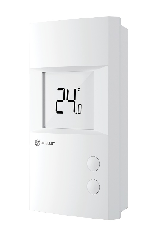 Thermostat électronique basse tension non prog. (2 sorties)
