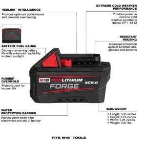 Alternative view of Batterie M18 RedLithium Forge XC • Li-ion 18 V • 6.0 Ah