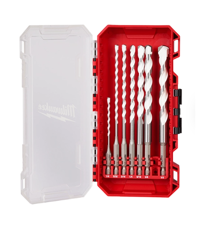 Ensemble de mèches pour matériaux multiples • Carbure 1/8 à 1/4 po • 7 pcs