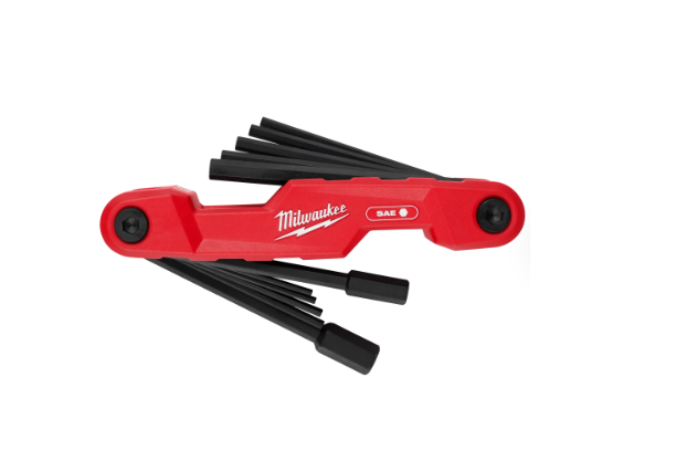 Ensemble de clés hexagonales pliables • SAE • 3/32 à 1/2 po • 11 pcs