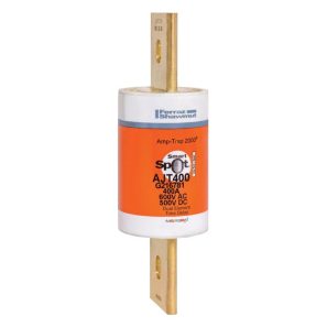 Fusible AJT400 Classe J 600V temporisé 400A type couteau avec indicateur SmartSpot®.