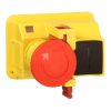 Bouton-poussoir d’arrêt d’urgence TeSys GV2K rouge 40 mm pour armoire GV2 avec cadenassage et protection IP55