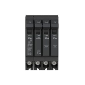 QUAD 15A/1P & 40A/2P & 15A/1P 120/240V