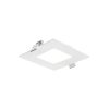Encastré slim carré 4 pouces blanc Dals avec éclairage uniforme edge-lit et design ultra mince