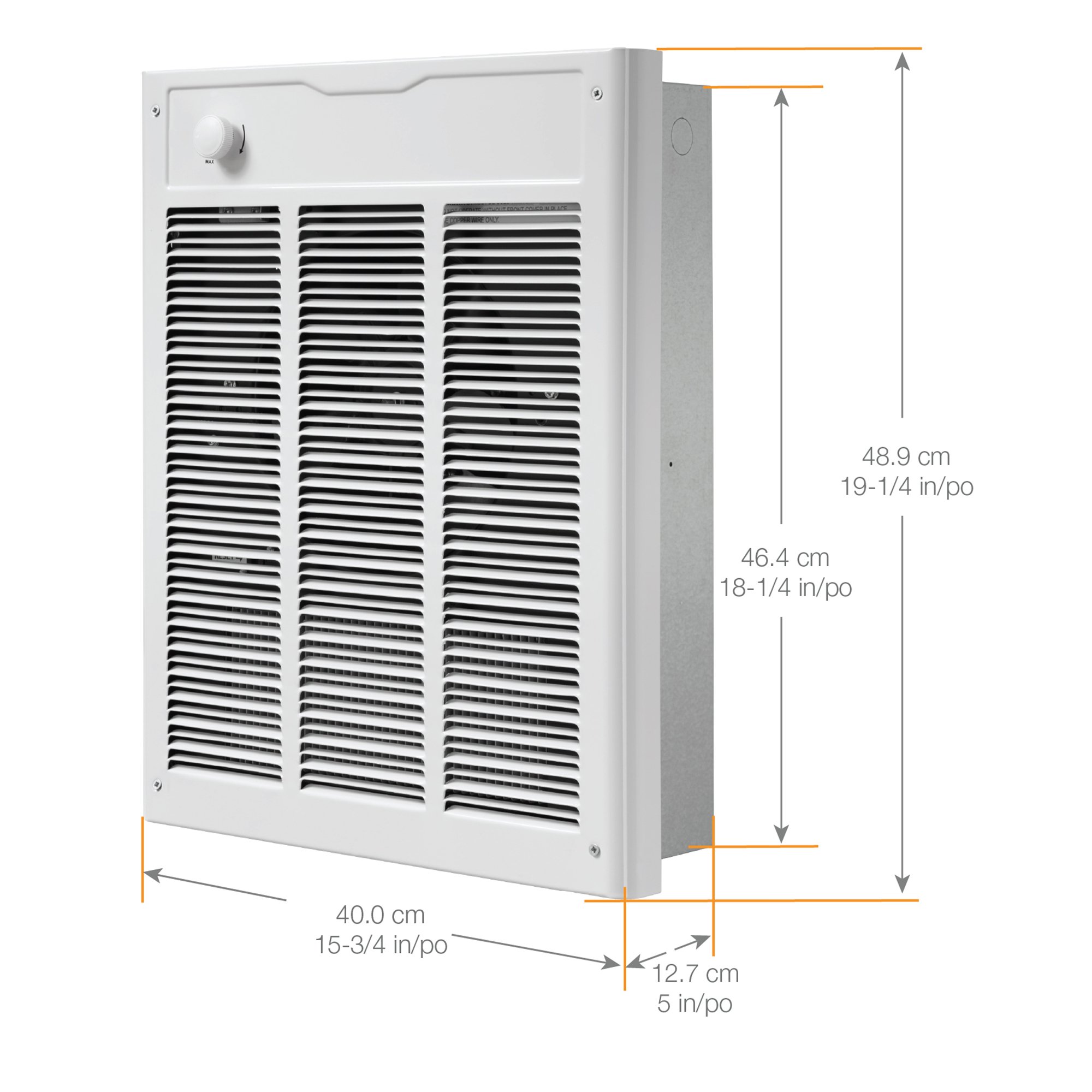 Chauffage soufflant commercial Fresco 2000/4000W 240V – Image 2