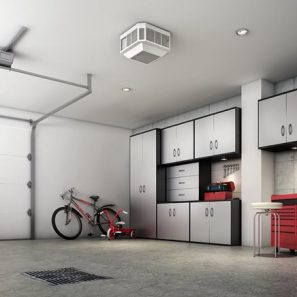 Alternative view of AEROTHERME DE PLAFOND MONTAGE ENCASTRE 4000W 208V 3PH BLANC