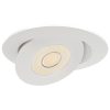 Spot encastré orientable ORBIT LED 9 W, 4 pouces, avec rotation à 360° et inclinaison à 80°