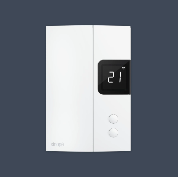 Thermostat pour ventiloconvecteur 3 fils 3000W Wi-Fi Sinope