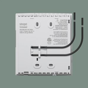 Alternative view of Thermostat intelligent plinthes 4000 W Wi-Fi Sinopé